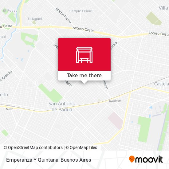 Emperanza Y Quintana map