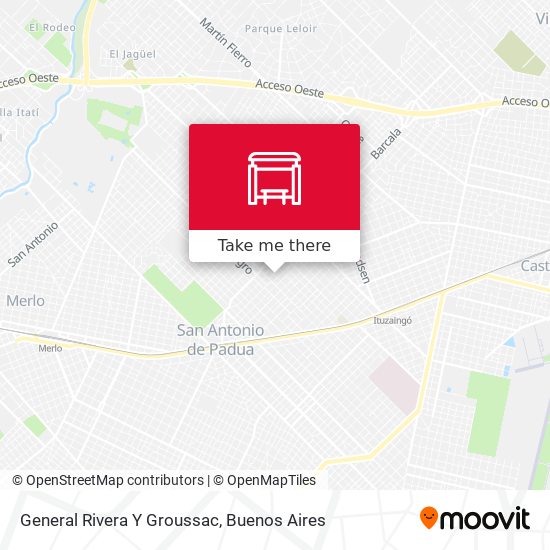 General Rivera Y Groussac map