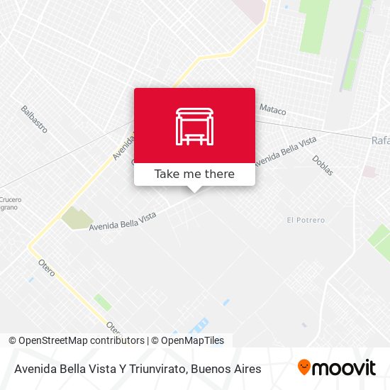 Avenida Bella Vista Y Triunvirato map