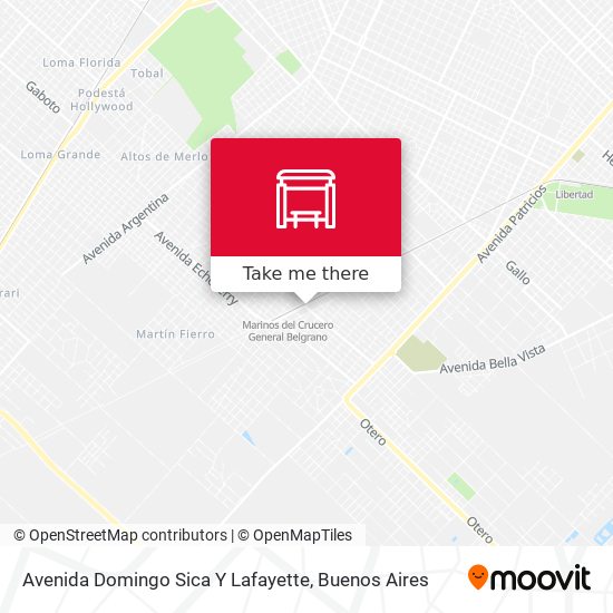 Mapa de Avenida Domingo Sica Y Lafayette