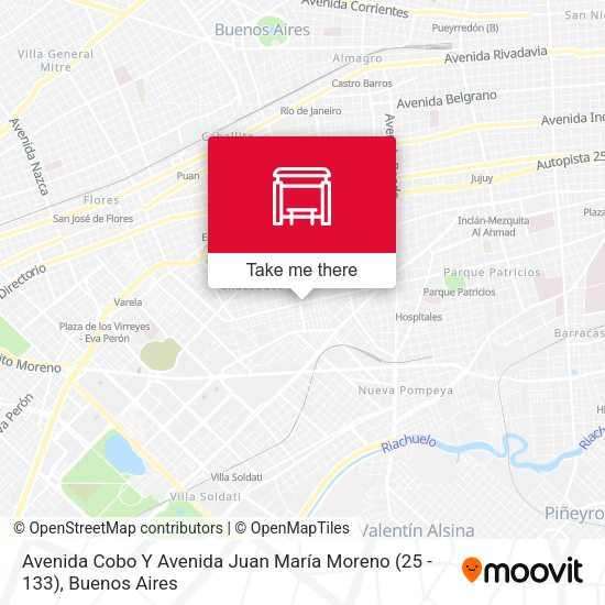 Avenida Cobo Y Avenida Juan María Moreno (25 - 133) map