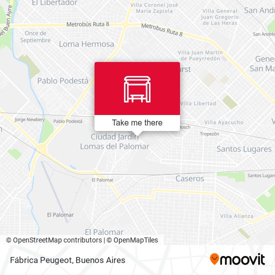 Fábrica Peugeot map