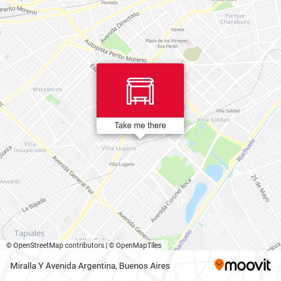 Miralla Y Avenida Argentina map