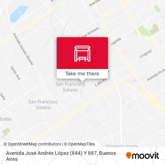 Avenida José Andrés López (844) Y 887 map
