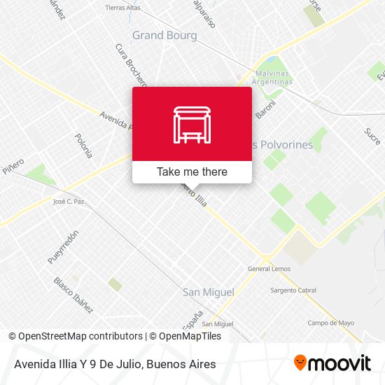 Mapa de Avenida Illia Y 9 De Julio