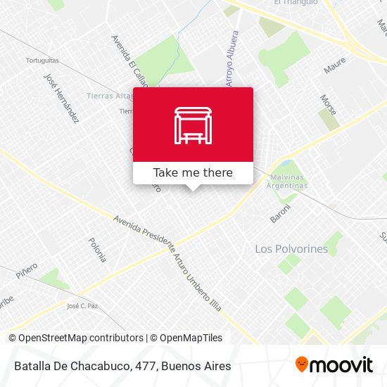 Batalla De Chacabuco, 477 map