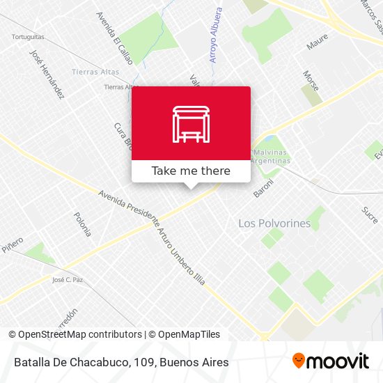 Batalla De Chacabuco, 109 map