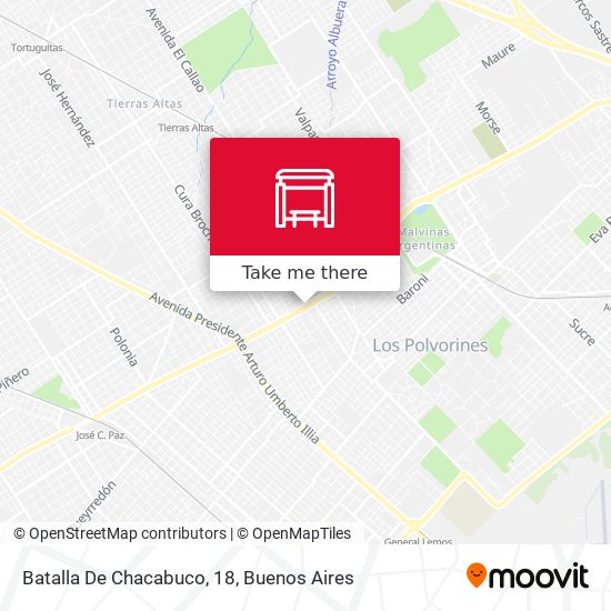 Batalla De Chacabuco, 18 map