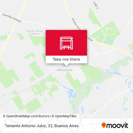 Mapa de Teniente Antonio Jukic, 32