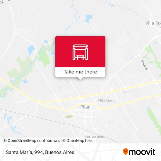 Santa María, 994 map