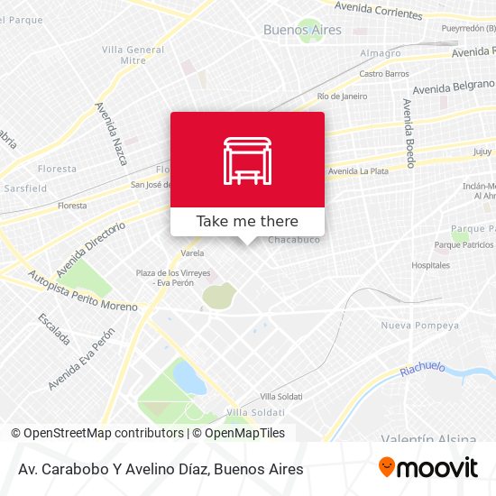 Mapa de Av. Carabobo Y Avelino Díaz