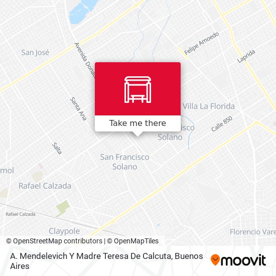 A. Mendelevich Y Madre Teresa De Calcuta map