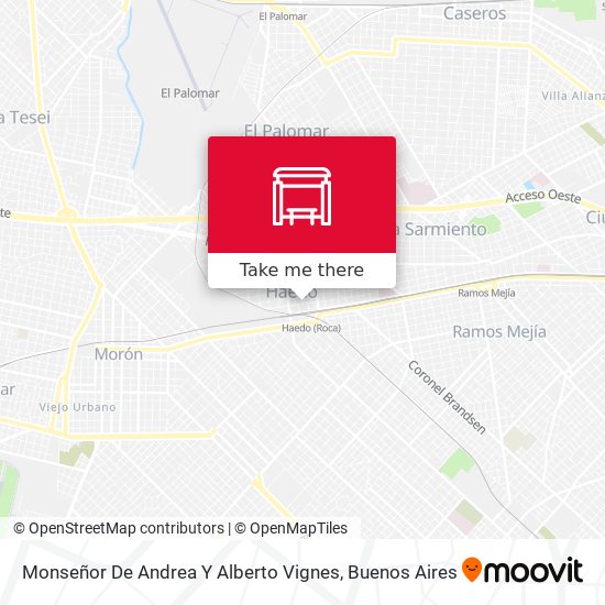 Monseñor De Andrea Y Alberto Vignes map