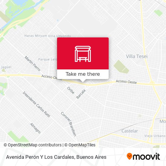 Avenida Perón Y Los Cardales map
