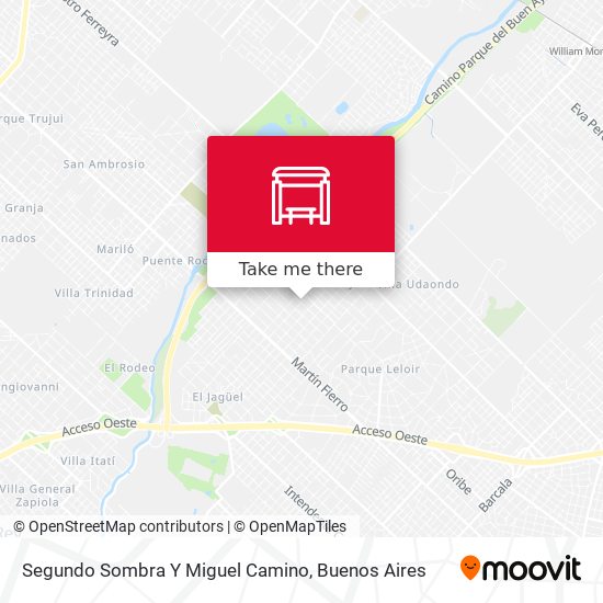 Mapa de Segundo Sombra Y Miguel Camino