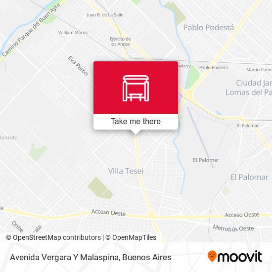 Mapa de Avenida Vergara Y Malaspina
