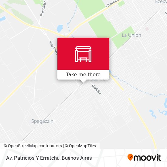 Av. Patricios Y Erratchu map