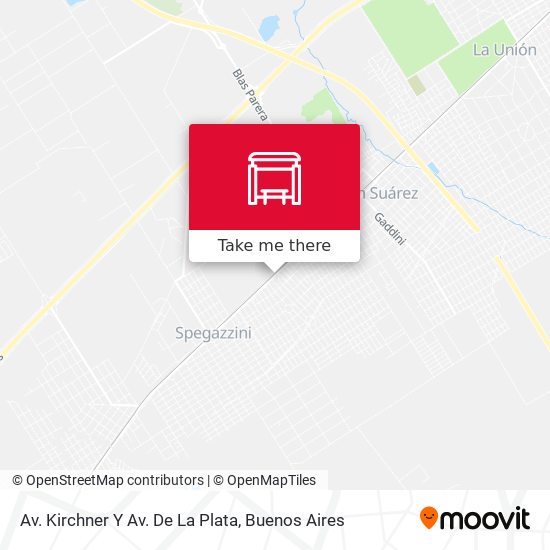 Mapa de Av. Kirchner Y Av. De La Plata
