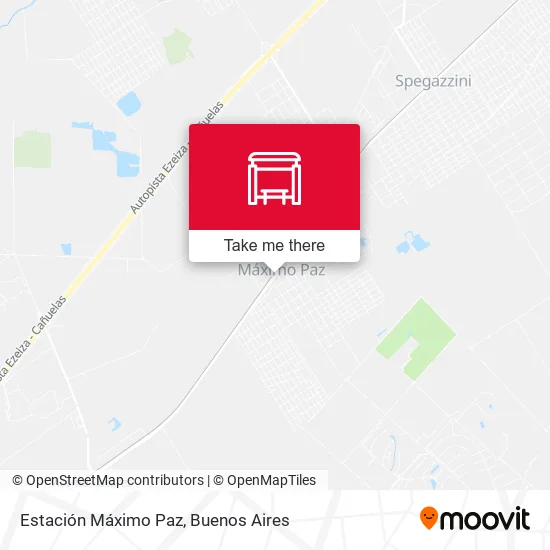Mapa de Estación Máximo Paz