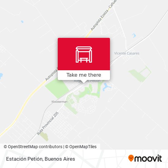 Estación Petión map