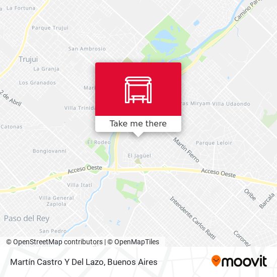 Martín Castro Y Del Lazo map