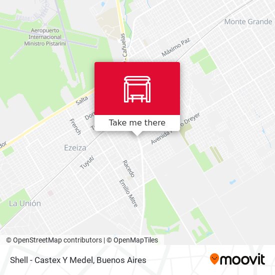 Shell - Castex Y Medel map