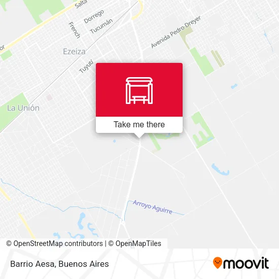 Barrio Aesa map