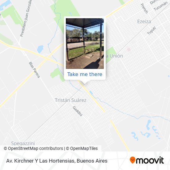 Mapa de Av. Kirchner Y Las Hortensias