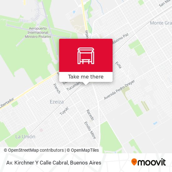 Av. Kirchner Y Calle Cabral map