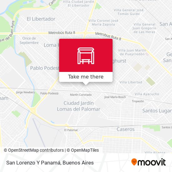 San Lorenzo Y Panamá map