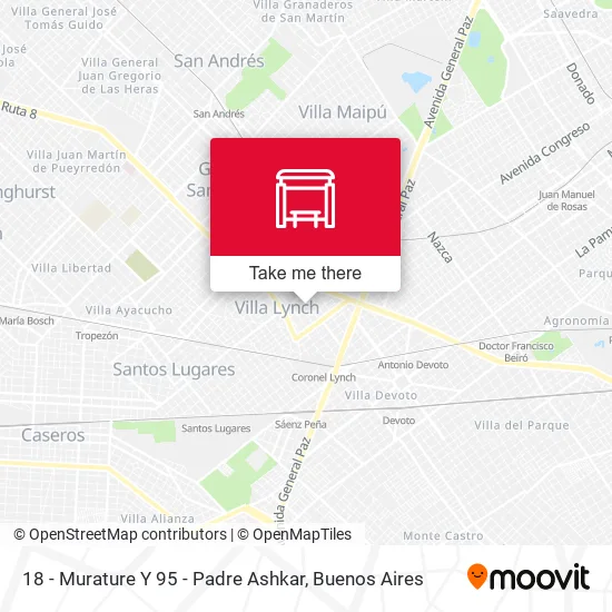 18 - Murature Y 95 - Padre Ashkar map