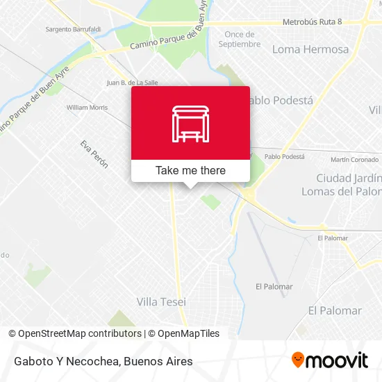 Mapa de Gaboto Y Necochea