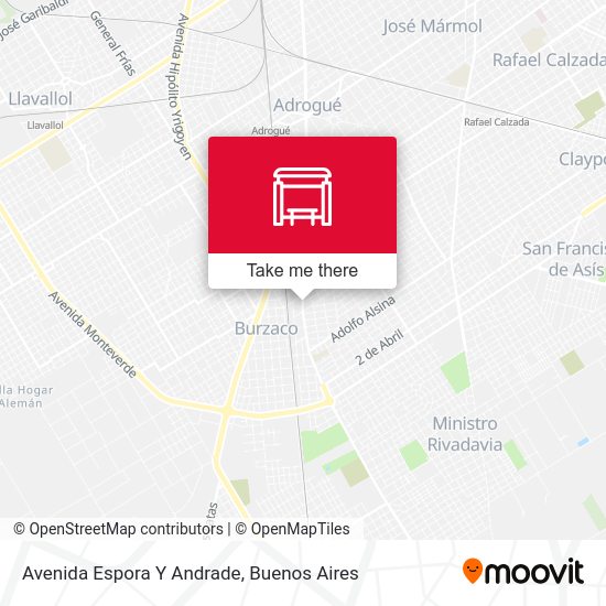 Avenida Espora Y Andrade map