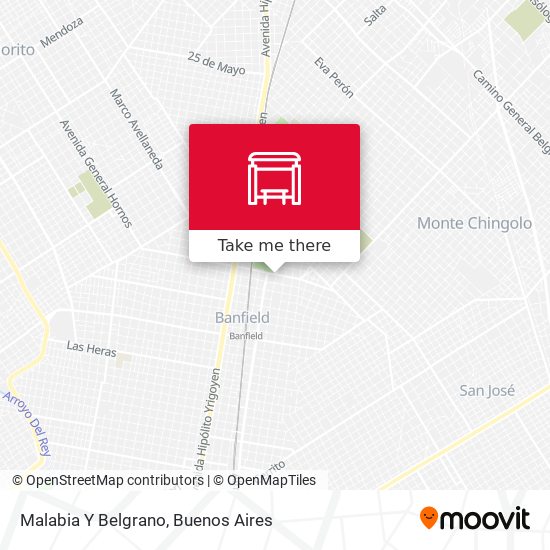 Malabia Y Belgrano map