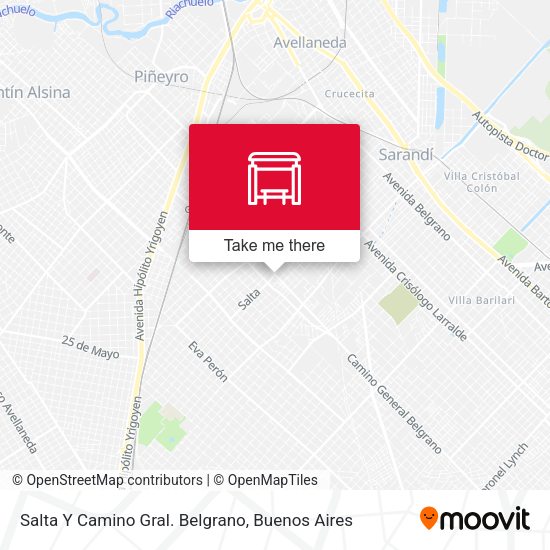 Mapa de Salta Y Camino Gral. Belgrano