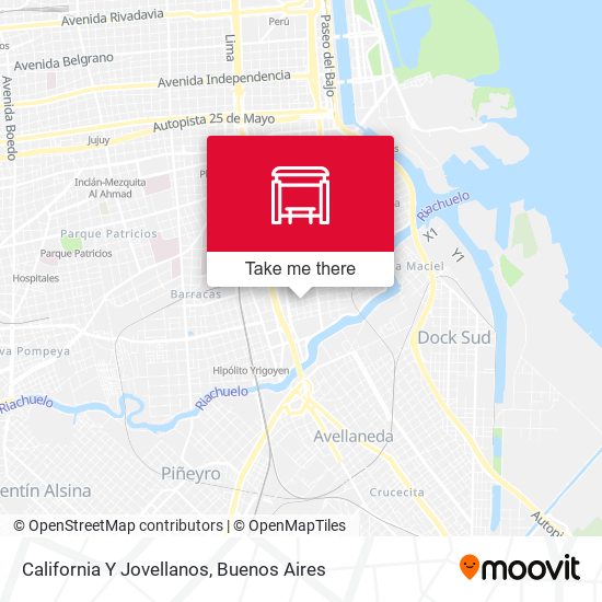 Mapa de California Y Jovellanos