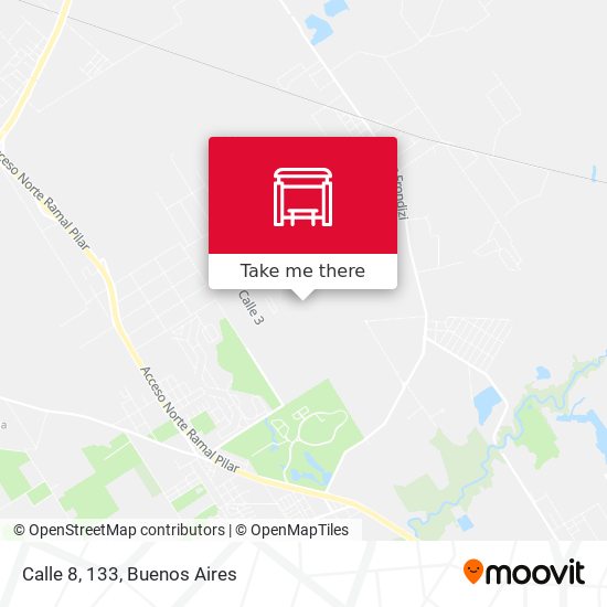 Mapa de Calle 8, 133