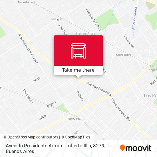 Avenida Presidente Arturo Umberto Illia, 8279 map