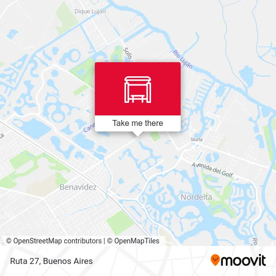 Ruta 27 map