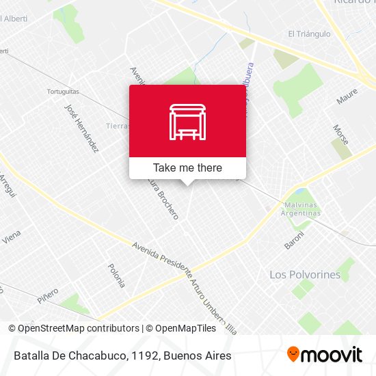 Batalla De Chacabuco, 1192 map