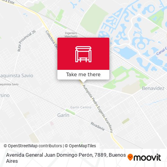 Avenida General Juan Domingo Perón, 7889 map