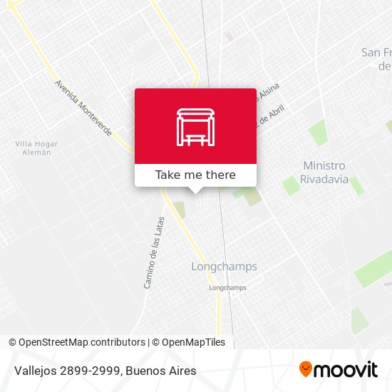 Vallejos 2899-2999 map