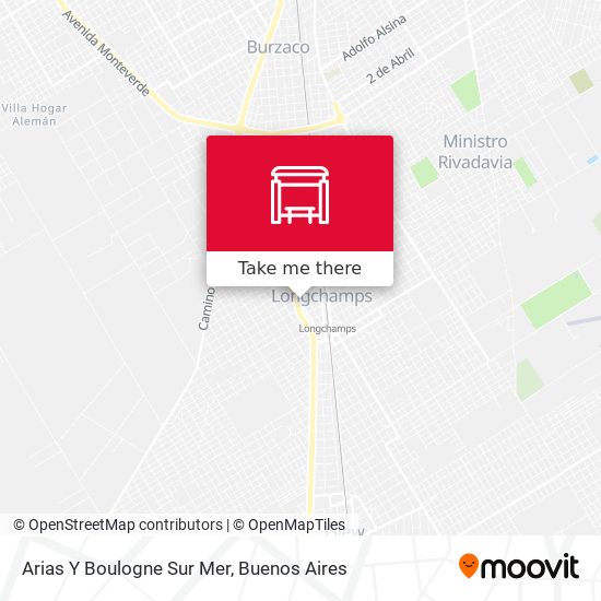 Arias Y Boulogne Sur Mer map