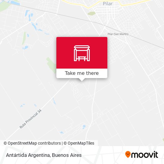 Antártida Argentina map