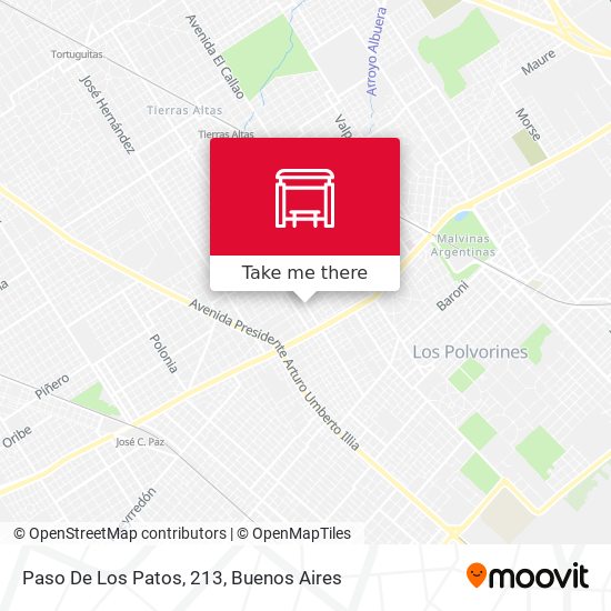 Mapa de Paso De Los Patos, 213