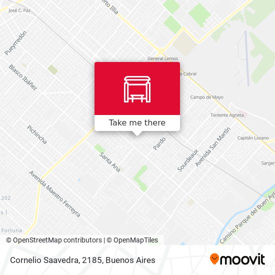 Mapa de Cornelio Saavedra, 2185