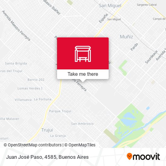 Juan José Paso, 4585 map
