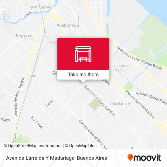 Mapa de Avenida Larralde Y Madariaga