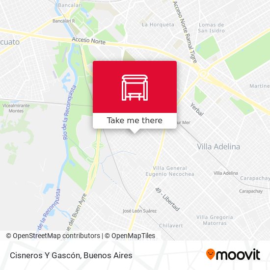 Cisneros Y Gascón map