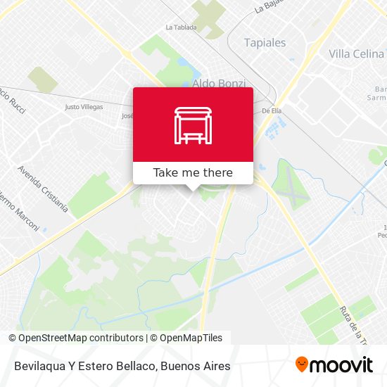 Mapa de Bevilaqua Y Estero Bellaco